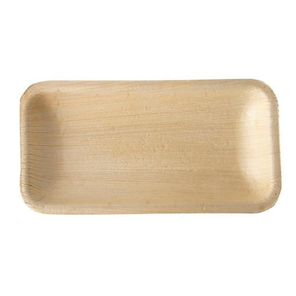 PAPSTAR 25 Tabletts, Palmblatt "pure" eckig