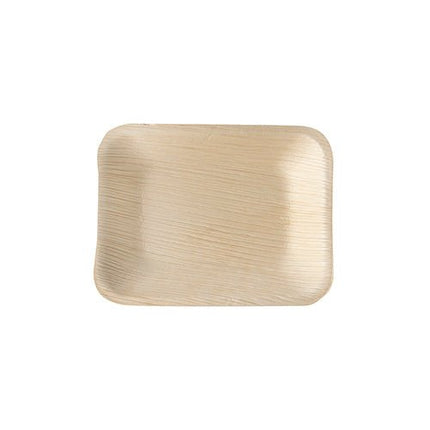 PAPSTAR 25 Tabletts, Palmblatt "pure" eckig