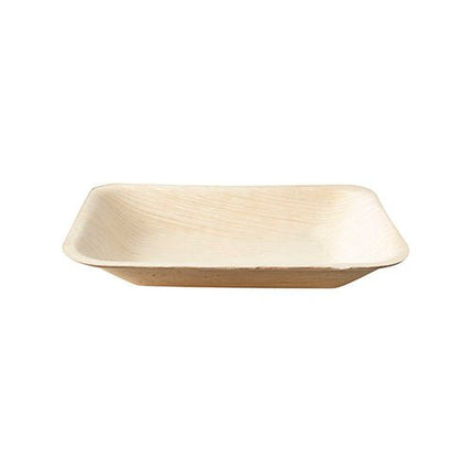 PAPSTAR 25 Tabletts, Palmblatt "pure" eckig
