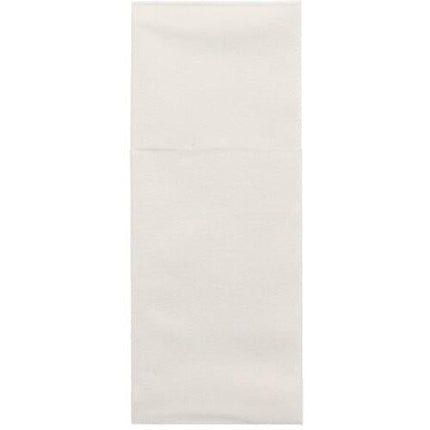 Starpak 100 Bestecktaschen, Airlaid 40 cm x 48 cm mit Besteckfalz