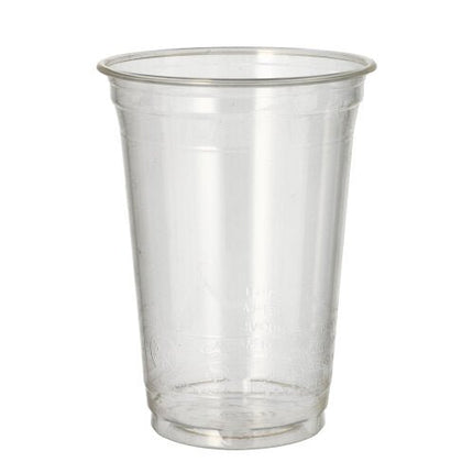 PAPSTAR Kaltgetränkebecher PLA "pure", glasklar, Ø 9,5 cm, 12,7 cm | Folie (65 Stück)