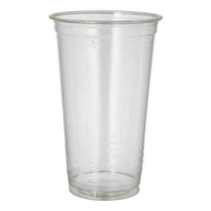 PAPSTAR Kaltgetränkebecher PLA "pure", glasklar, Ø 9,5 cm, 15,14 cm | Folie (60 Stück)