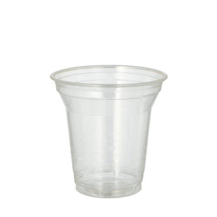 PAPSTAR Kaltgetränkebecher PLA "pure", glasklar, Ø 9,5 cm, 9,59 cm | Folie (80 Stück)