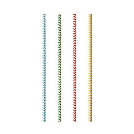 PAPSTAR 100 Trinkhalme, Papier Ø 6 mm