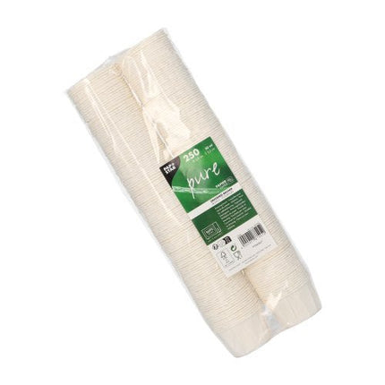PAPSTAR 250 Dressingbecher, Papier "pure" rund weiss