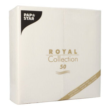 PAPSTAR 50 Servietten "ROYAL Collection" 1/8-Falz 40 x 40 cm