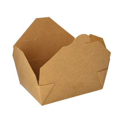 PAPSTAR 50 Lunchboxen, Pappe "pure" braun