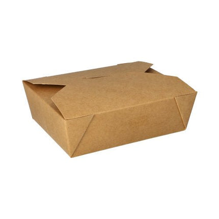 PAPSTAR 50 Lunchboxen, Pappe "pure" braun