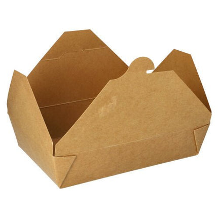 PAPSTAR 50 Lunchboxen, Pappe "pure" braun
