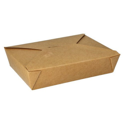 PAPSTAR 50 Lunchboxen, Pappe "pure" braun