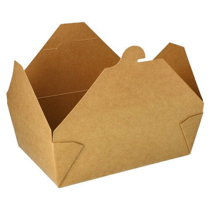 PAPSTAR 50 Lunchboxen, Pappe "pure" braun