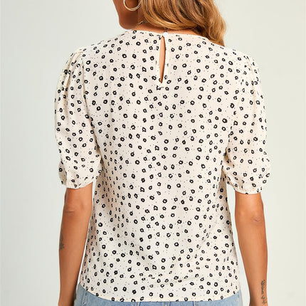 Little Flower Top/Blouse In White