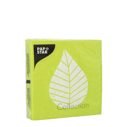 PAPSTAR 20 Servietten, 25 cm x 25 cm 3-lagig 1/4-Falz