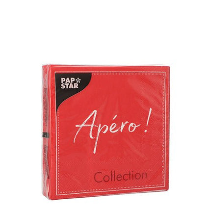 PAPSTAR 20 Servietten, 25 cm x 25 cm 3-lagig 1/4-Falz