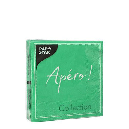 PAPSTAR 20 Servietten, 25 cm x 25 cm 3-lagig 1/4-Falz
