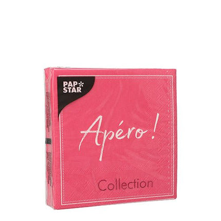 PAPSTAR 20 Servietten, 25 cm x 25 cm 3-lagig 1/4-Falz