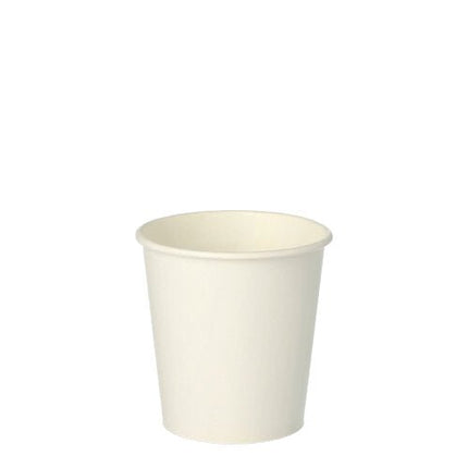 Starpak 50 Trinkbecher für Kaltgetränke, Pappe 0,1 l Ø 6,25 cm · 6,3 cm weiss | Schrumpffolie (50 Stück)