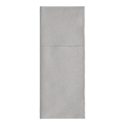Starpak 100 Bestecktaschen, Airlaid 40 cm x 48 cm mit Besteckfalz