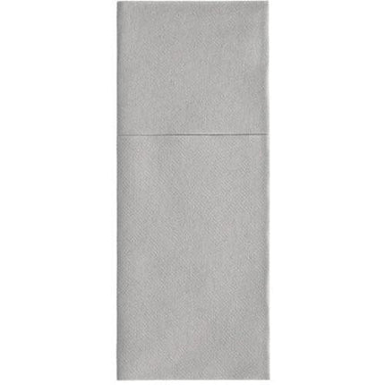 Starpak 100 Bestecktaschen, Airlaid 40 cm x 48 cm mit Besteckfalz