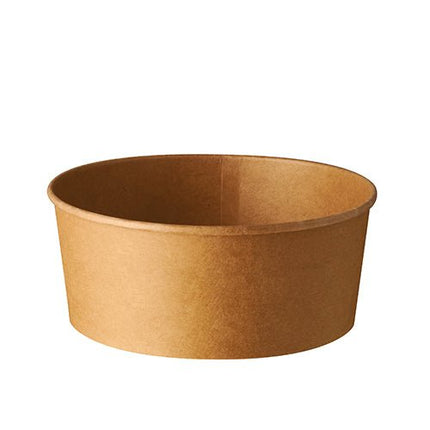 PAPSTAR 50 Salatschalen, Pappe mit PLA-Beschichtung rund braun
