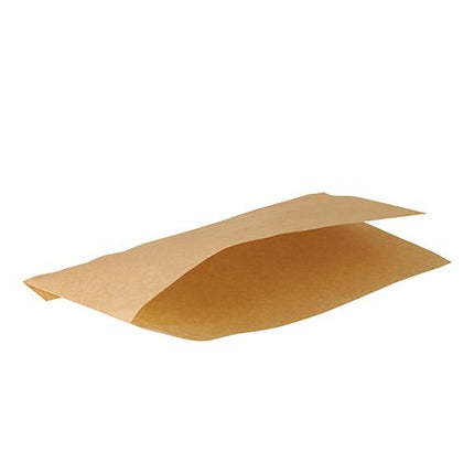 PAPSTAR Hot Dog-Tüten "pure" 18x11 cm, braun, fettdicht | Schrumpffolie (1000 Stück)