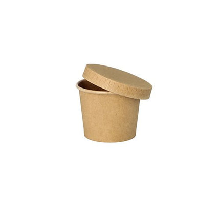 PAPSTAR 50 Portionsbecher, Pappe braun