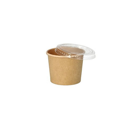 PAPSTAR 50 Portionsbecher, Pappe braun