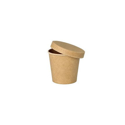 PAPSTAR 50 Portionsbecher, Pappe braun