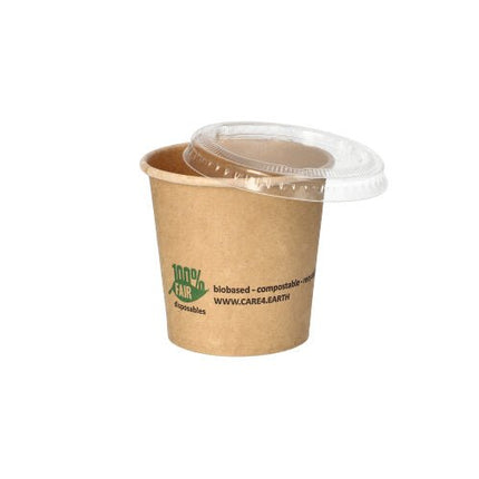 PAPSTAR 50 Portionsbecher, Pappe braun