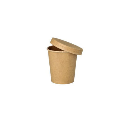 PAPSTAR 50 Portionsbecher, Pappe braun