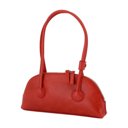 Bessette Schultertasche - Margesherwood - Leder - Rot