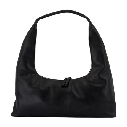 Hobo-Schultertasche Large - Margesherwood - Leder - Schwarz