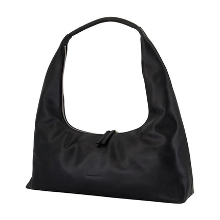 Hobo-Schultertasche Large - Margesherwood - Leder - Schwarz