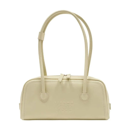 Soft Baguette Schultertasche - Margesherwood - Leder - Gelb