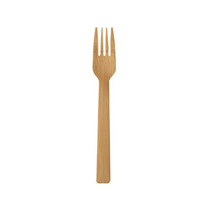 PAPSTAR Gabeln aus Bambus "pure", 16,5 cm, umweltfreundlich | Papptray (50 Stück)