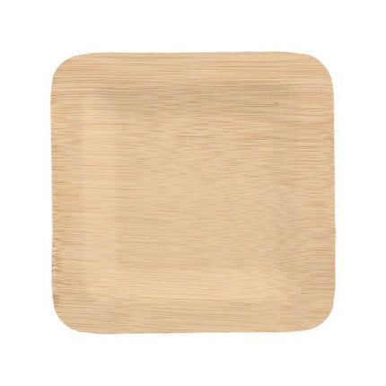 PAPSTAR 10 Teller, Bambus "pure" eckig
