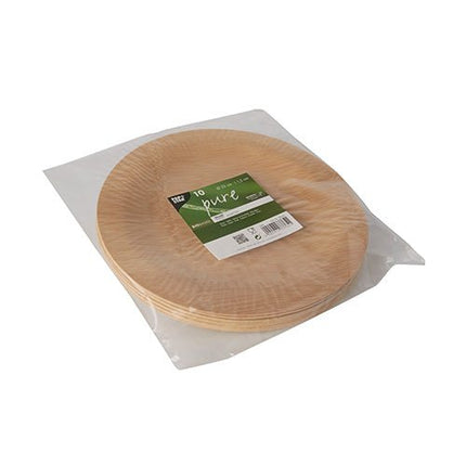PAPSTAR 10 Teller, Bambus "pure" rund