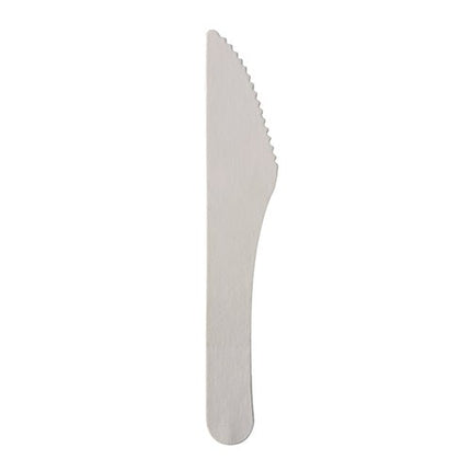 PAPSTAR Messer "pure" 15,8 cm, weiß, umweltfreundlich und stabil | Faltschachtel (100 Stück)