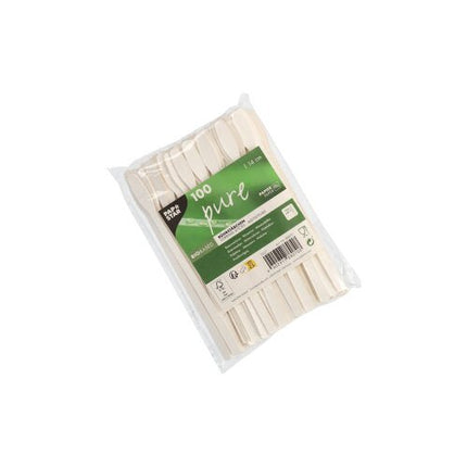 PAPSTAR 100 Rührstäbchen, Papier "pure" weiss