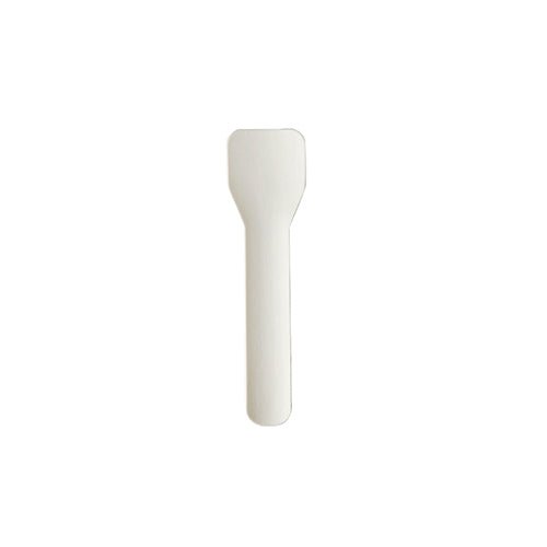 PAPSTAR Eislöffel Papier "pure" 9,5 cm, weiß, umweltfreundlich | Faltschachtel (100 Stück)