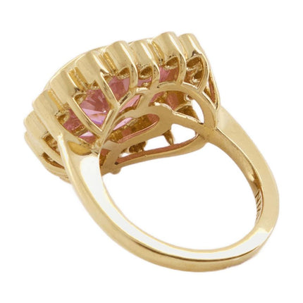 Ring N-Dia Heart 3 aus rosa/Gold versilbert