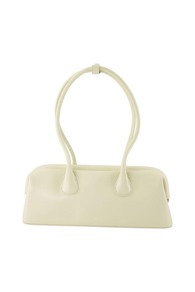 Boat Wide Schultertasche - Osoi - Leder - Weiß