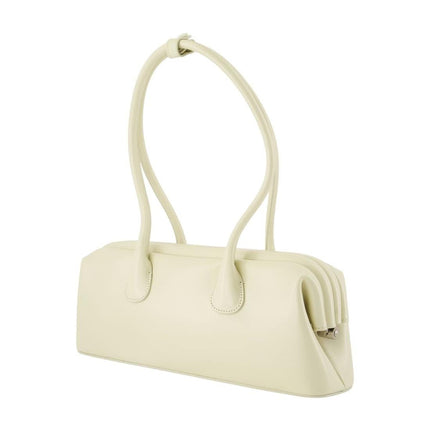 Boat Wide Schultertasche - Osoi - Leder - Weiß