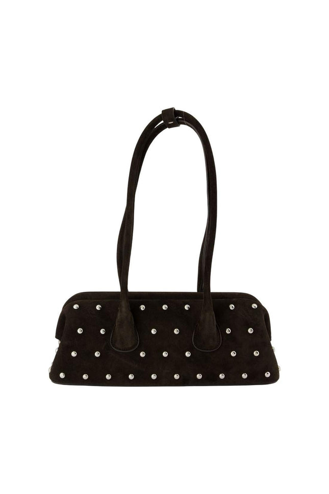 Schultertasche Boat Wide Mini - Osoi - Leder - Braun