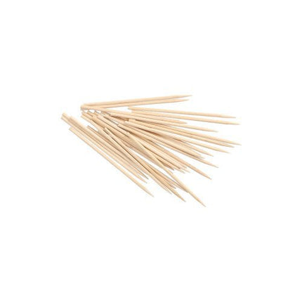 PAPSTAR Fingerfood-Spieße Holz "pure" Ø 3 mm, 10 cm lang | Schrumpffolie (1000 Stück)