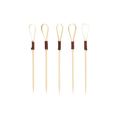 PAPSTAR Fingerfood Picker 10 cm "Loop", ideal für Snacks und Fingerfood | Beutel (40 Stück)