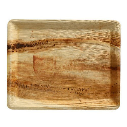 PAPSTAR 25 Tabletts, Palmblatt "pure" eckig