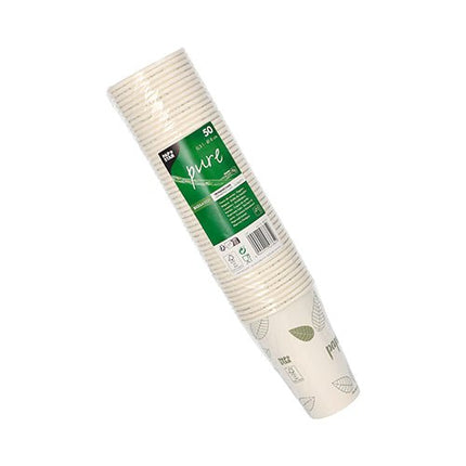 PAPSTAR 50 Trinkbecher, Pappe "pure" "ZERO"
