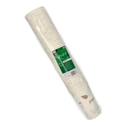 PAPSTAR 50 Trinkbecher, Pappe "pure" "ZERO"