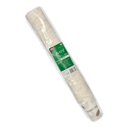 PAPSTAR 80 Trinkbecher, Pappe "pure"